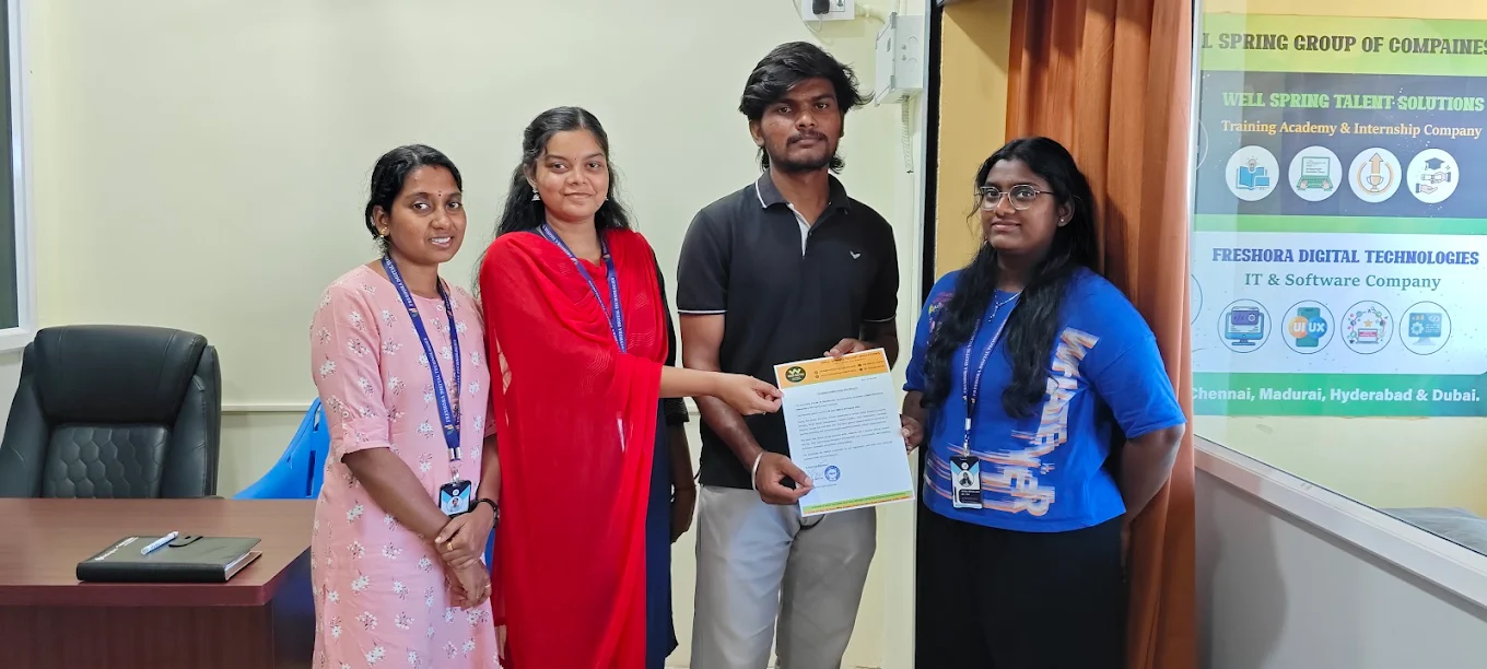 saran - Full Stack Development internship learner