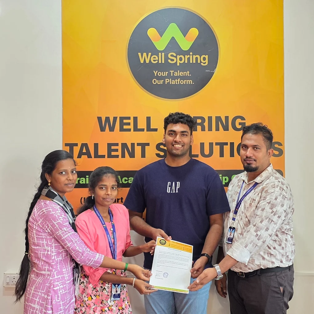 Sudharsan - Digital Marketing internship learner