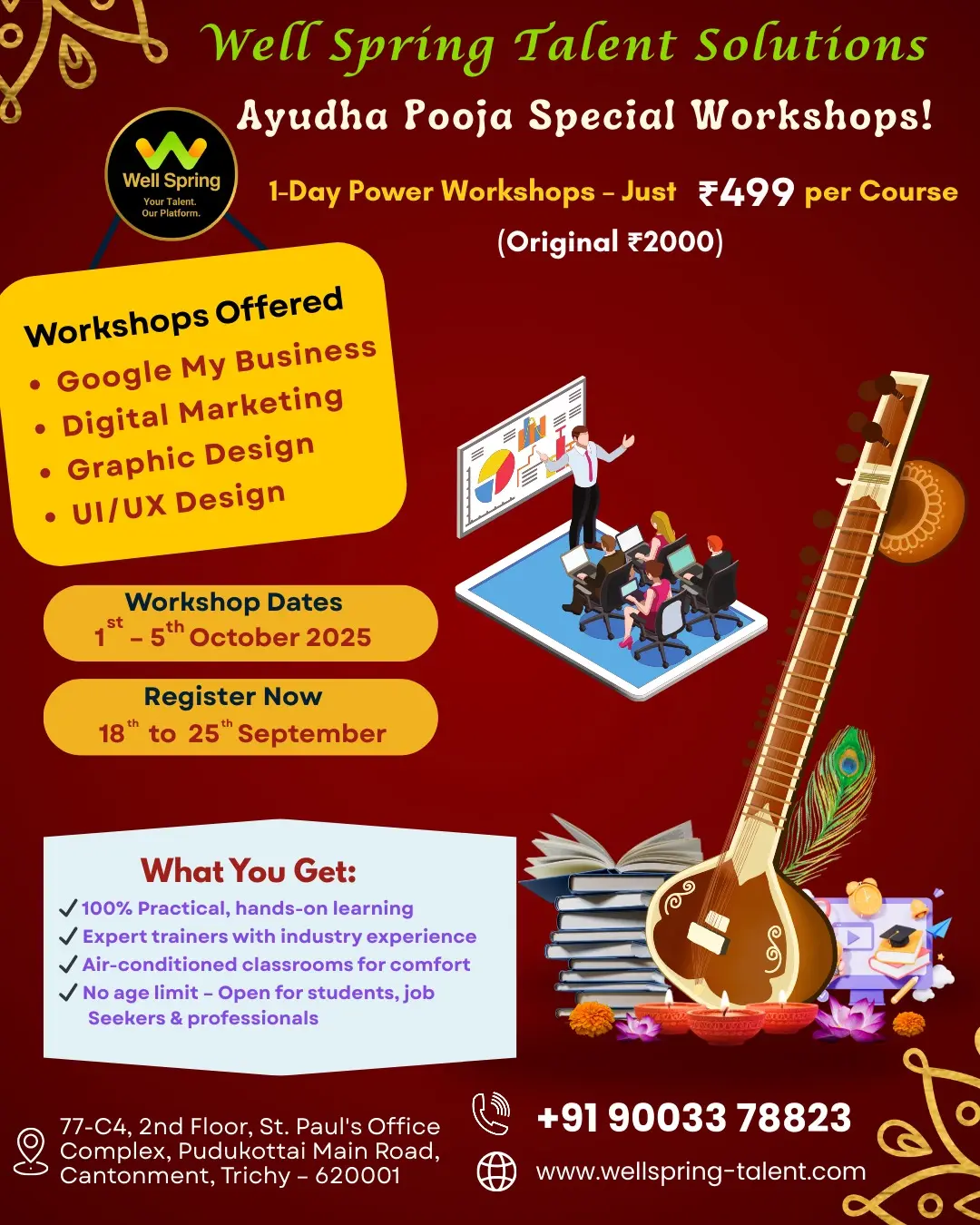 Free workshop students