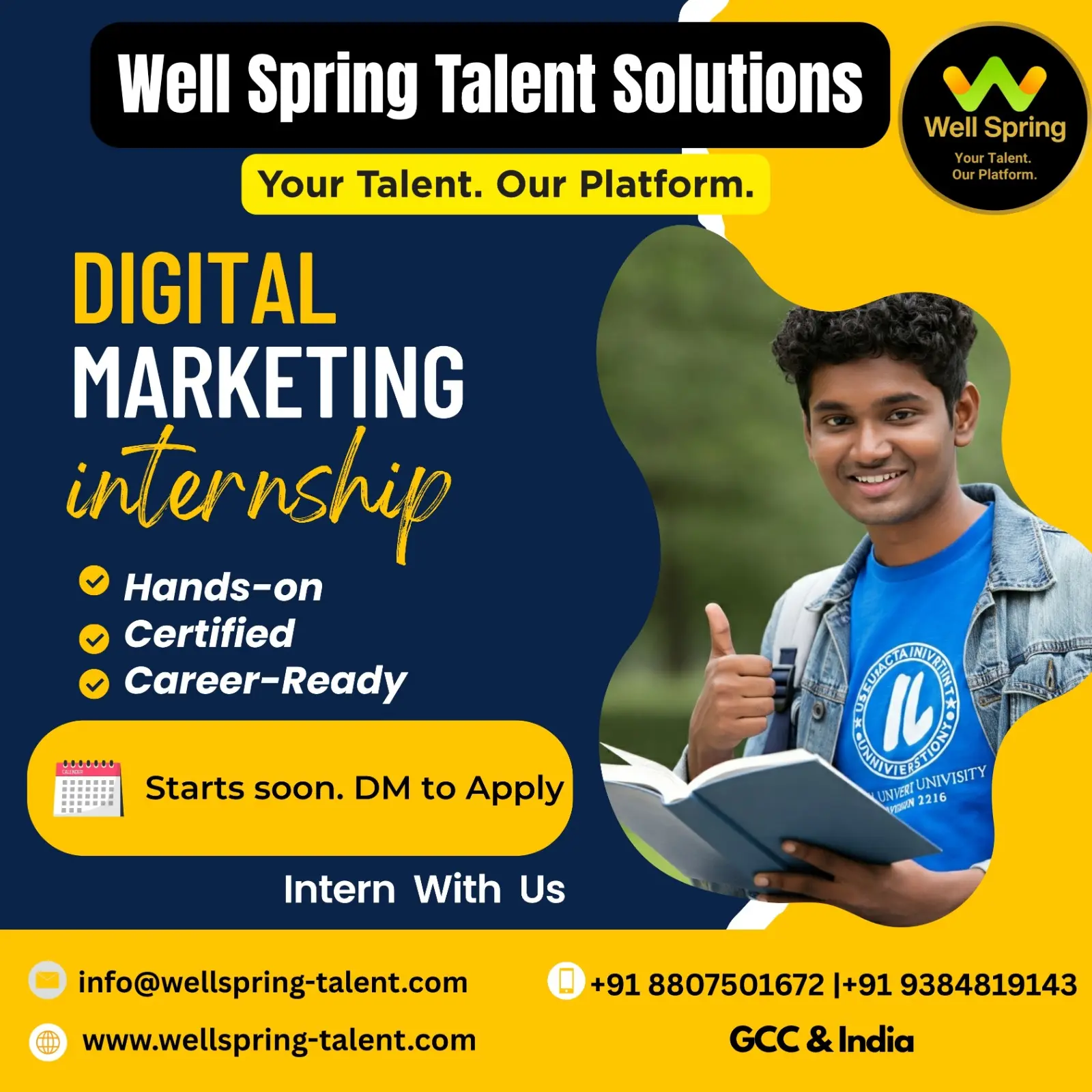 Social media marketing and content creation training