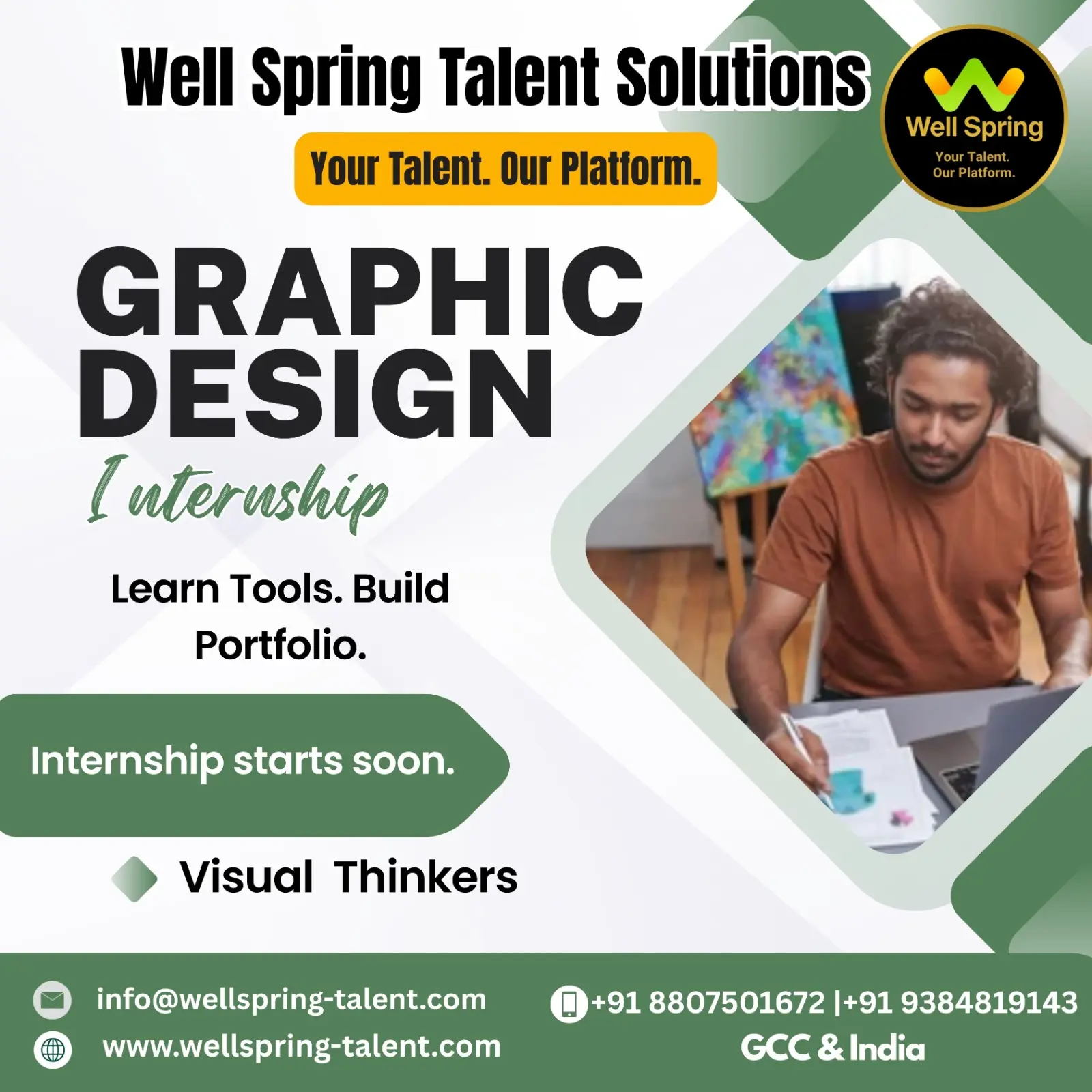 Visual design creativity and digital art