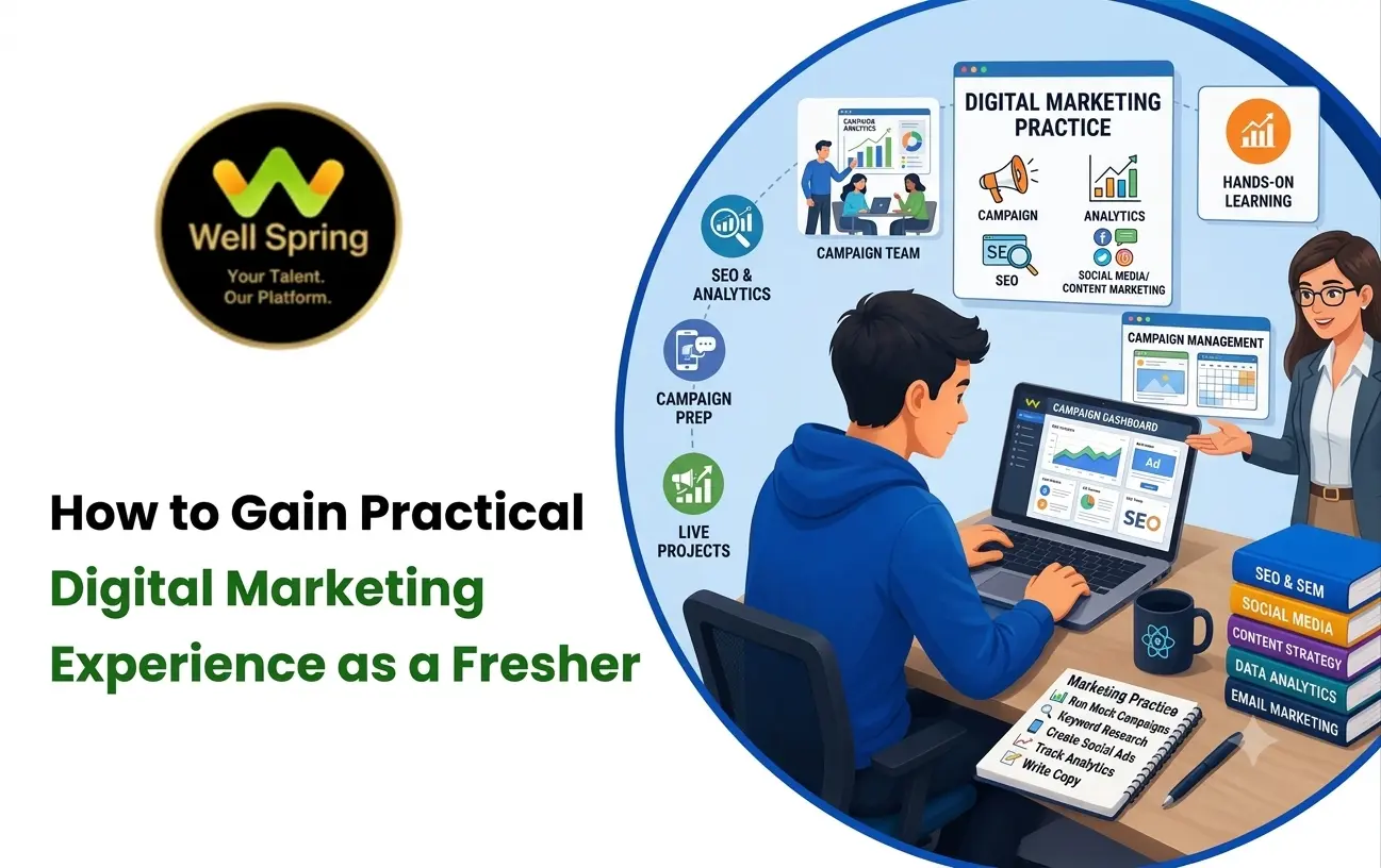 How to Gain Practical Digital Marketing Experience as a Fresher