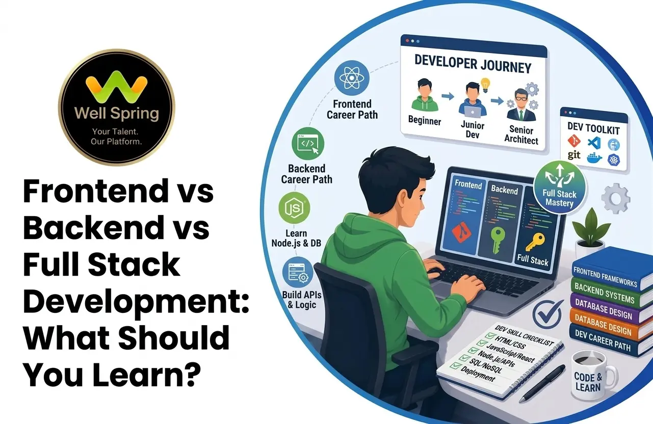 Frontend vs Backend vs Full Stack Development: What Should You Learn?