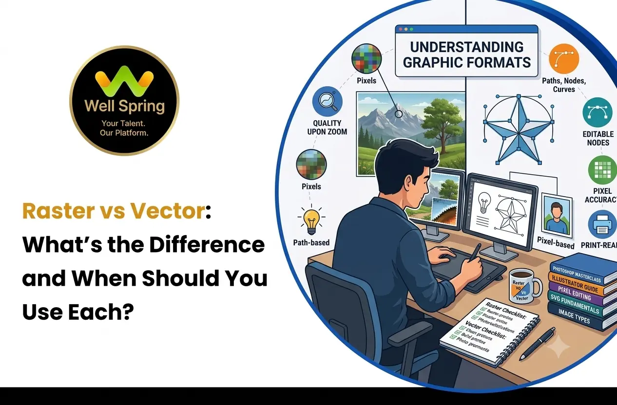 Raster vs Vector: What’s the Difference and When Should You Use Each?