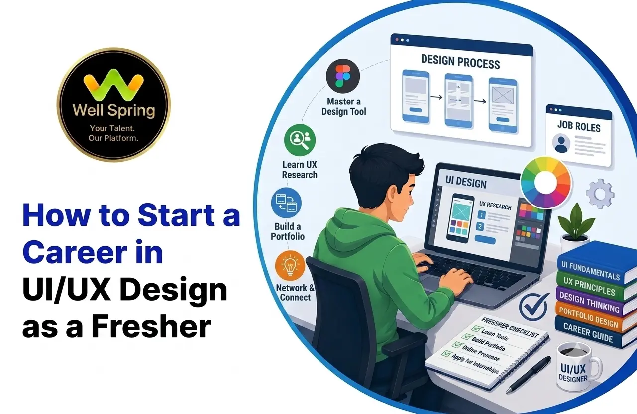 How to Start a Career in UI/UX Design as a Fresher
