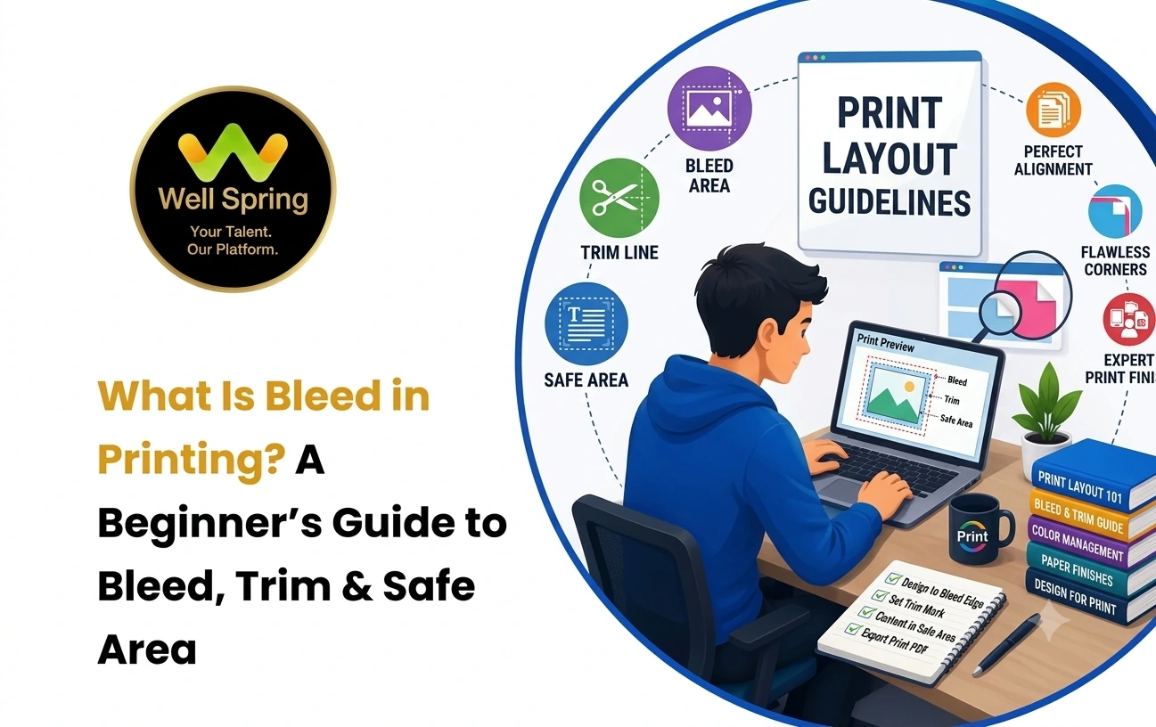 What Is Bleed in Printing? A Beginner’s Guide to Bleed, Trim & Safe Area